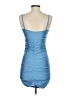 Unbranded Solid Blue Cocktail Dress Size XS - photo 2