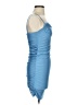 Unbranded Solid Blue Cocktail Dress Size XS - photo 4