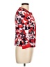 RENA LANGE 100% Cotton Print Red Jacket Size 10 - photo 4