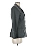City Triangles Stripes Gray Blazer Size 7 - photo 4