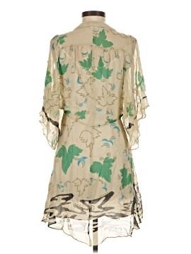 Robe En Soie FOLey + Corinna Imprimé Floral Aquarelle - Taille M, Occasion Très Bon état