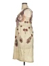 Appropriate Behavior 100% Polyester Paisley Tan Casual Dress Size XL - photo 5
