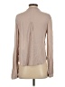 Floreat 100% Rayon Tan Long Sleeve Blouse Size 4 - photo 2