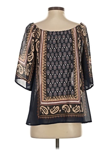 Blu Pepper 3/4 Sleeve Blouse (view 2)