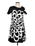 AB Studio Graphic Black Casual Dress Size 10 - photo 1