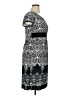 Perseption Graphic Black Gray Casual Dress Size XL - photo 4