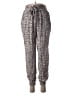 Dress Forum 100% Rayon Animal Print Silver Casual Pants Size S - photo 1