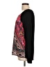 Hale Bob 100% Polyester Black Long Sleeve Blouse Size L - photo 5