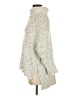 Lush Metallic Silver Poncho Size M - photo 5