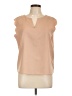Shein 100% Polyester Tan Sleeveless Blouse Size 30 waist - photo 1
