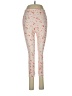 Just Fab Hearts Orange Leggings Size M - photo 1