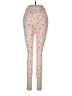 Just Fab Hearts Orange Leggings Size M - photo 2