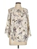Q&A Ivory 3/4 Sleeve Blouse Size L - photo 1