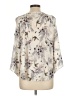 Q&A Ivory 3/4 Sleeve Blouse Size L - photo 2