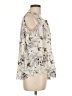 Q&A Ivory 3/4 Sleeve Blouse Size L - photo 4
