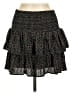 She + Sky 100% Polyester Paisley Black Casual Skirt Size M - photo 2