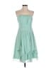 David's Bridal 100% Polyester Teal Cocktail Dress Size S (estimated) - photo 1