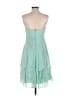 David's Bridal 100% Polyester Teal Cocktail Dress Size S (estimated) - photo 2