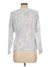 Sioni Metallic Silver Pullover Sweater Size L - photo 2