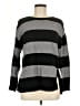 Joe Fresh Stripes Gray Pullover Sweater Size M - photo 1