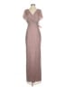Mac Duggal 100% Polyester Brown Pink Cocktail Dress Size 2 - photo 1