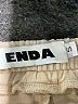 Enda Solid Yellow Khaki Shorts Size S - photo 3
