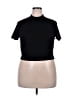 Club L Black Short Sleeve Turtleneck Size 24 - photo 1