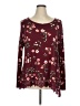 Olrik Burgundy Long Sleeve Blouse Size 1X - photo 1