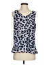 CAbi 100% Polyester Silver Sleeveless Top Size S - photo 1