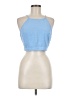 Shein 100% Polyester Blue Tank Top Size 6 - photo 1