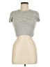 Antistar Gray Silver Short Sleeve Turtleneck Size M - photo 1