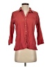 Eucalyptus Red 3/4 Sleeve Button-Down Shirt Size XS - photo 1