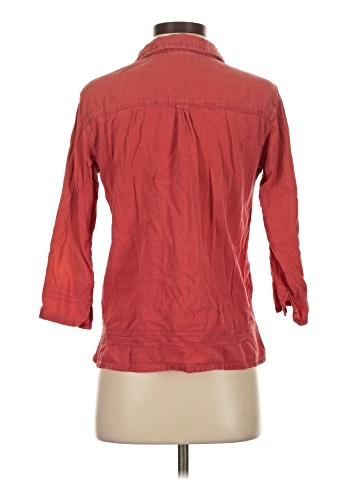 Eucalyptus 3/4 Sleeve Button-Down Shirt (view 2)