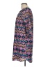 Everly 100% Polyester Chevron-herringbone Purple Casual Dress Size M - photo 5
