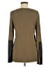 Rehab Brown Long Sleeve Top Size M - photo 2