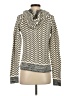 Tribal 100% Cotton Chevron-herringbone Gray Ivory Pullover Sweater Size S - photo 2