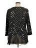 Prelude 100% Polyester Stars Black 3/4 Sleeve Top Size XL - photo 2