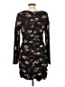 Slate & Willow Print Black Cocktail Dress Size 10 - photo 2
