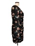 Slate & Willow Print Black Cocktail Dress Size 10 - photo 4