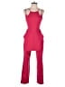 BCBGeneration Solid Red Jumpsuit Size 2 - photo 1