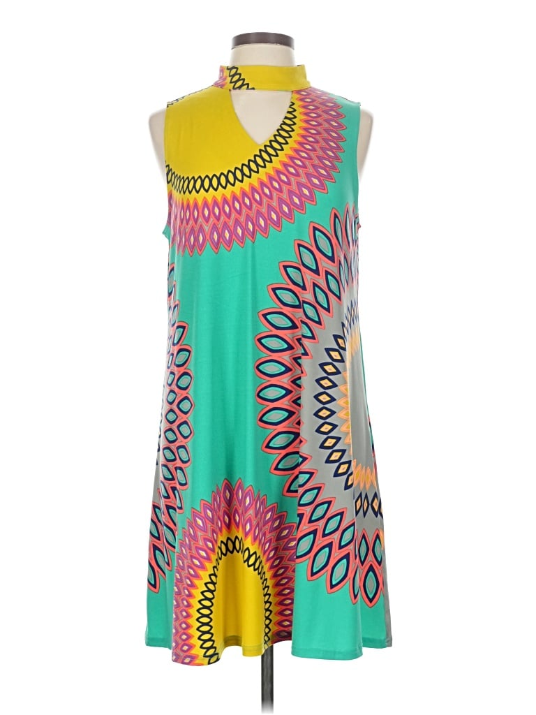 Pre-owned Aryeh Casual Dress In Green