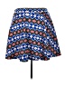 Xhilaration Argyle Blue Casual Skirt Size XXL - photo 2
