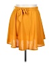 Unbranded 100% Polyester Solid Orange Casual Skirt Size XXL - photo 1