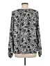 B Collection by Bobeau 100% Polyester Silver Long Sleeve Blouse Size M - photo 2