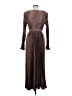 L'IDÉE Brown Cocktail Dress Size 6 - photo 1