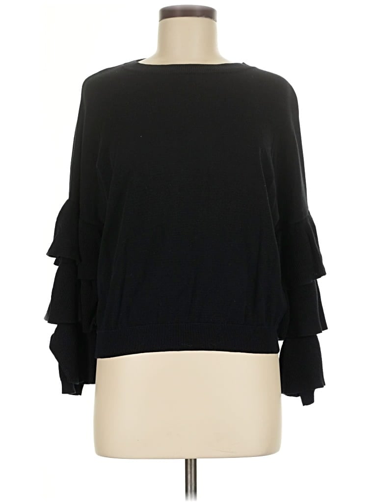 Pre-owned John & Jenn Pullover Sweater In Black