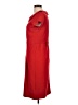 Adrienne Vittadini Solid Red Casual Dress Size 10 - photo 5