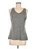 Reebok 100% Polyester Gray Sleeveless Top Size M - photo 1