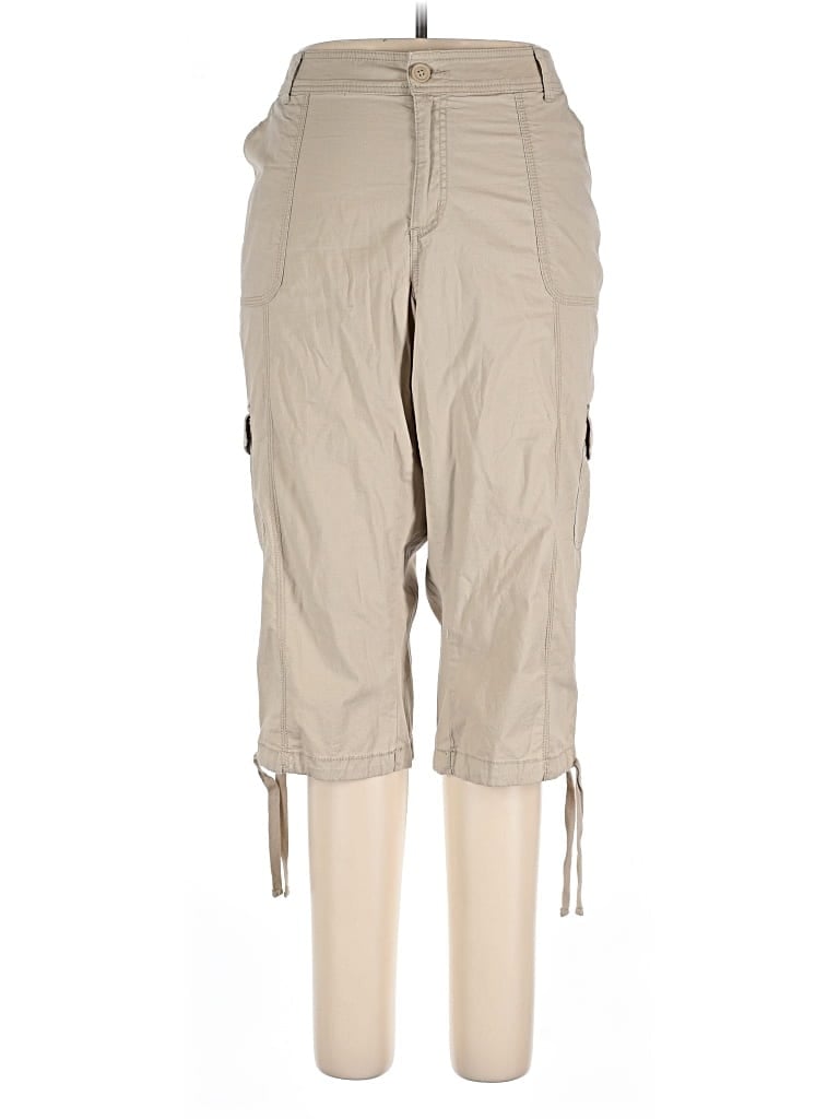 Pre-owned St. John's Bay Cargo Pants In Brown