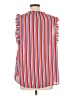 Kaari Blue 100% Polyester Red Sleeveless Blouse Size L - photo 2